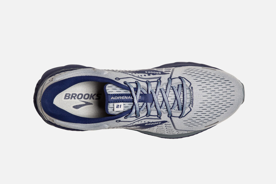 Brooks Israel Adrenaline GTS 21 Road Running Shoes Mens - Grey - ILH-406985